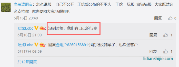 威馬汽車聯(lián)合創(chuàng)始人陸斌微博