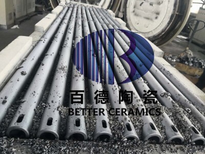 百德機(jī)械 鋰電設(shè)備配件燒結(jié)爐碳化硅輥棒D40×27×2100