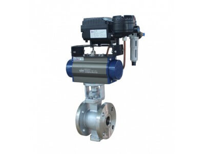 弗雷西 V型調(diào)節(jié)閥 氣動調(diào)節(jié)閥 帶定位器圖1